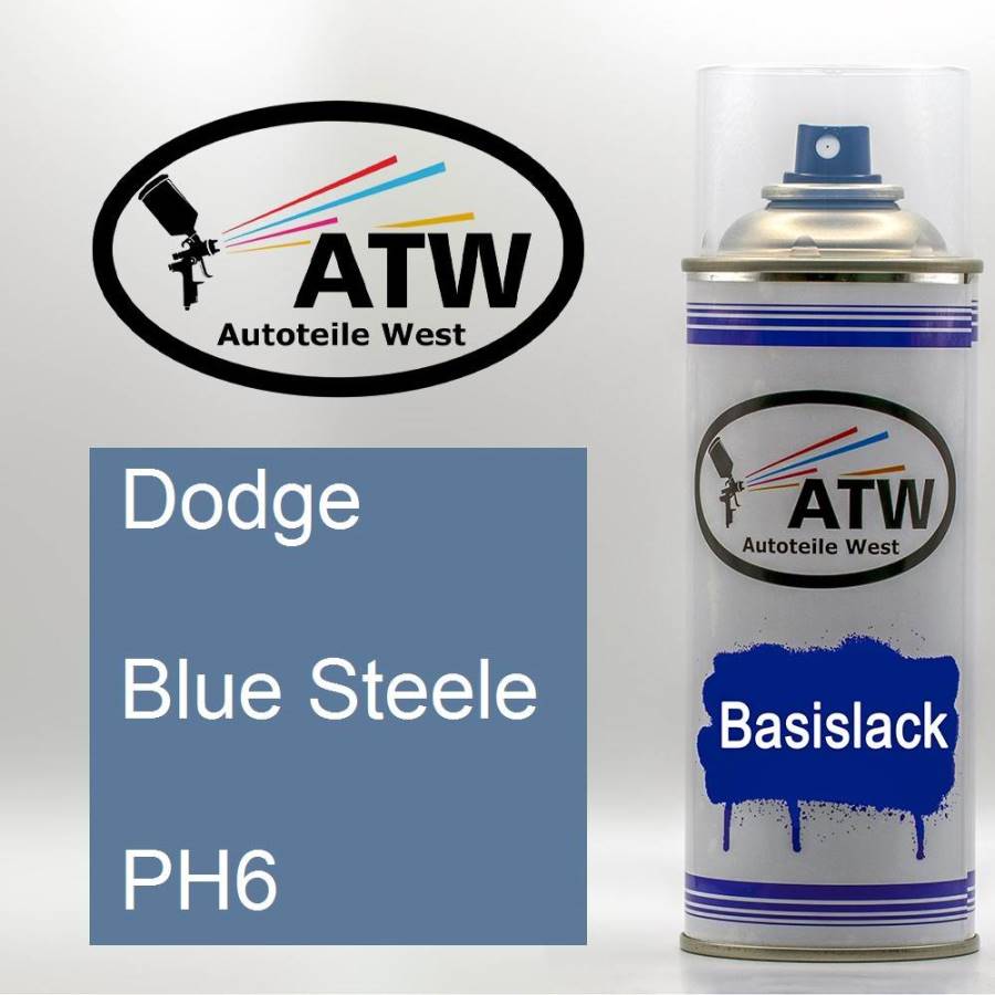 Dodge, Blue Steele, PH6: 400ml Sprühdose, von ATW Autoteile West.